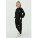 Boy Hooded Zipper Print Detailed Double Pocket Tracksuit Set