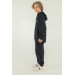 Hooded Printed Detailed Basic Boy Tracksuit