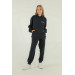 Basic Girl Tracksuit With Hooded Print Detail