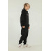 Hooded Printed Detailed Cargo Pocket Boy Tracksuit