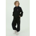 Hooded Printed Detailed Pique Fabric Boys Tracksuit