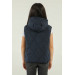 Hooded Double Pocket Girls Vest