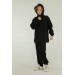 Hooded Cargo Pocket Thick Boys Tracksuit