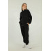 Hooded Cargo Pocket Thick Girls Tracksuit