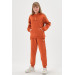 Hooded Embroidered Detailed Girls Tracksuit