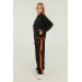 College Collar Snap Detail Wide Leg Girls Tracksuit Set