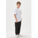 Combed Printed Detailed Pocket Elastic Waist Boys Tracksuit