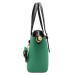 Women's Hand, Shoulder And Crossbody Bag Wallet Accessories Grass Green-Black