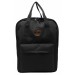 Imperteks Fabric Waterproof Unisex Black Backpack