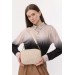 Women's Shoulder And Crossbody Bag Embroidered Chain Strap Cream