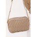 Women's Shoulder And Crossbody Bags Embroidered Chain Strap Tobacco