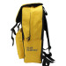 حقيبة ظهر للجنسين قماش مقاوم للماء لون اصفر وأسود