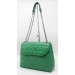 Chain Quilted Green Women's Shoulder And Crossbody Bag