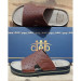 Men's Sandal Made Of Premium Natural Leather, First Class, With A Medical Sole - Brown Color