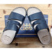 Stylish Men's Sandal Made Of Luxurious Natural Leather With A Comfortable Medical Sole - Navy