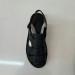 Men's Sandal Made Of First Class Genuine Leather With A Black Heel Strap
