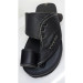 Men's Sandal, First Class, Luxurious Natural Leather, With A Black Toe Design