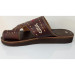 Men's Sandal, First Class, Luxurious Natural Leather, Elegant Design, Brown Color