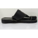 Men's Sandal, First Class, Luxurious Natural Leather, With A Black Toe Design