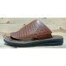 First Class Luxury Genuine Leather Sandals For Men - Brown