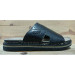 Men's Sandal Made Of Premium Natural Leather, First Class, With A Medical Sole - Black