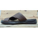 Men's Sandal Made Of Premium Natural Leather With A Medical Sole - Dark Brown