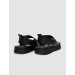 Women's Everyday Black Sandal Made Of Genuine Leather