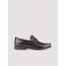 Men's Genuine Leather Black Analine Belt Casual Shoes
