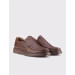 Men's Genuine Leather Casual Brown Shoes