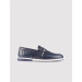 Men's Genuine Leather Ready Soled Casual Navy Blue Shoes
