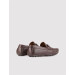 Men's Genuine Leather Brown Loafer Shoes