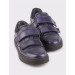 Men's Genuine Leather Navy Blue Sports Shoes