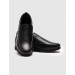 Men's Genuine Leather Special Design Black Casual Shoes
