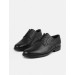 Men's Genuine Leather Black Eva Sole Casual Shoes