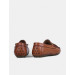 Men's Genuine Leather Tan Loafer Shoes