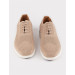 Men's Knitwear Beige Lace-Up Casual Shoes