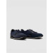 Eva Sole Genuine Leather Navy Blue Suede Laced Men's Sports Shoes