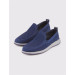 Eva Sole Knitwear Navy Blue Men's Casual Shoes