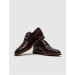 Genuine Leather Lace-Up Brown Men's Shoes