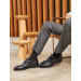 Genuine Leather Lace-Up Black Classic Men's Shoes