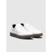 Genuine Leather White Lace-Up Men's Sports Shoes