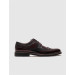 Genuine Leather Claret Red Open Lace Men's Classic Shoes