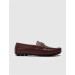 Genuine Leather Claret Red Men's Loafers