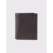Genuine Leather Zippered Black Men's Wallet