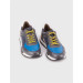 Genuine Leather Gray Lace-Up Men's Sports Shoes