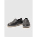 Genuine Leather Gray Men's Casual Shoes