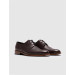 Genuine Leather Brown Lace-Up Men's Classic Shoes