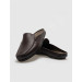 Genuine Leather Brown Men's Casual Slippers