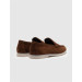 Genuine Leather Brown Suede Men's Casual Shoes