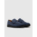 Genuine Leather Navy Blue Men's Casual Shoes